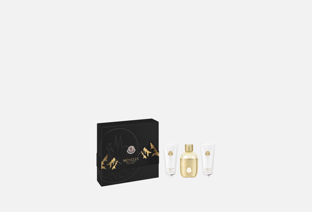 MONCLER Eau de parfum & shower gel & Body lotion set SUNRISE