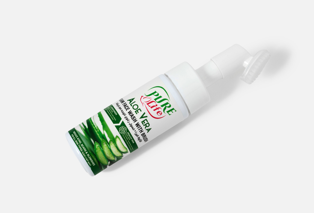 Pure life Cleansing Foam & Brush Aloe Vera Foaming Face Wash 150 ml Pure life Cleansing Foam & Brush Aloe Vera Foaming Face Wash