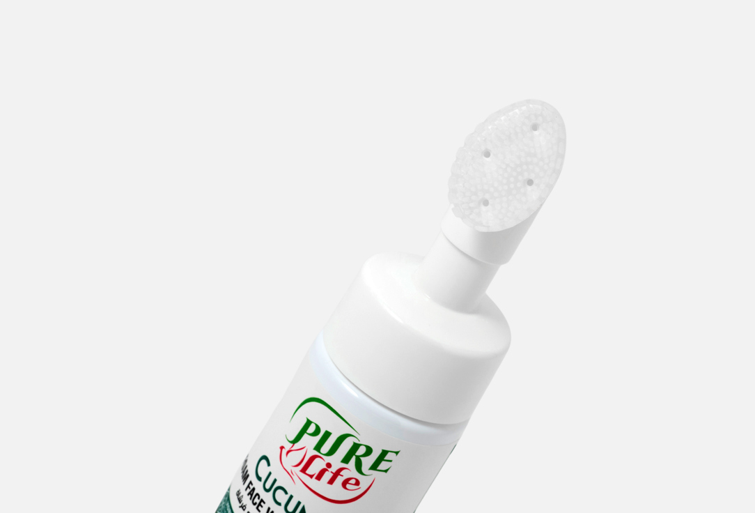 Pure life Cleansing Foam & Brush Cucumber Foaming Face Wash 150 ml Pure life Cleansing Foam & Brush Cucumber Foaming Face Wash