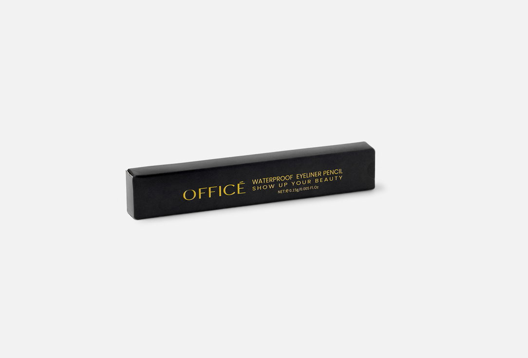 Office Makeup Водостойкий карандаш для глаз Waterproof Eyeliner Pencil Black 0.15 г Office Makeup Водостойкий карандаш для глаз Waterproof Eyeliner Pencil
