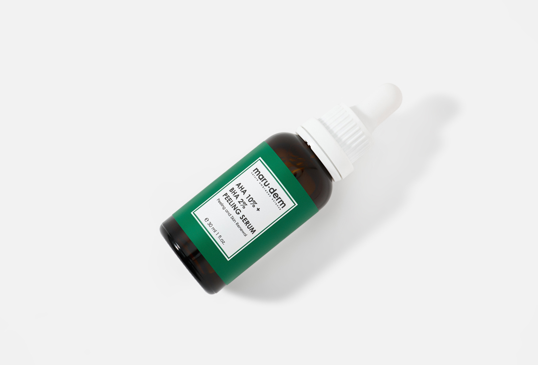 Maru.derm Exfoliating face serum Aha %10 + Bha %2 Peeling Serum