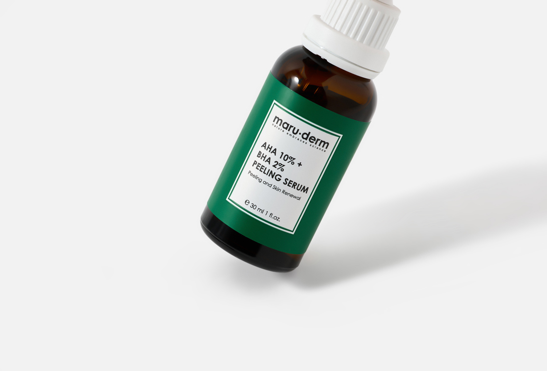 Maru.derm Exfoliating face serum Aha %10 + Bha %2 Peeling Serum