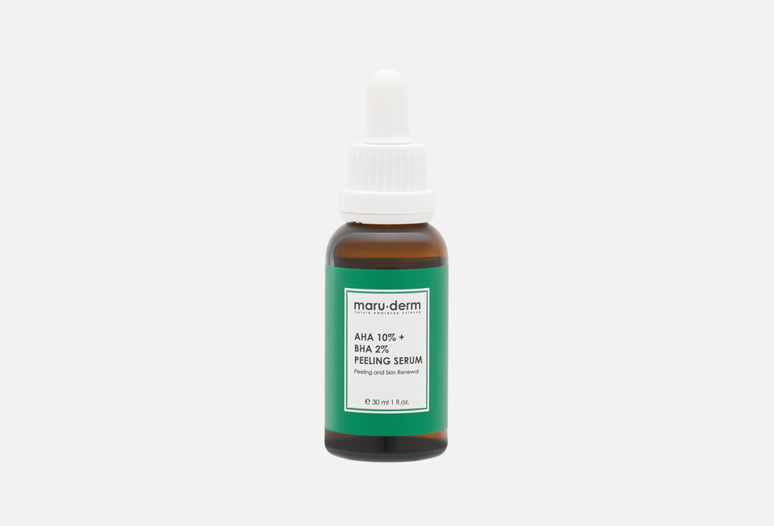 Maru.derm Exfoliating face serum Aha %10 + Bha %2 Peeling Serum