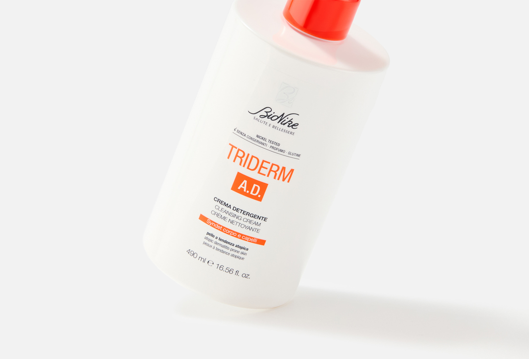 BioNike GENTLE BODY AND HAIR CLEANSING CREAM TRIDERM A.D.