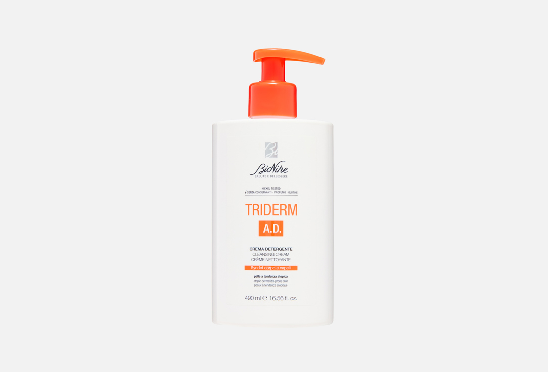 BioNike GENTLE BODY AND HAIR CLEANSING CREAM TRIDERM A.D.