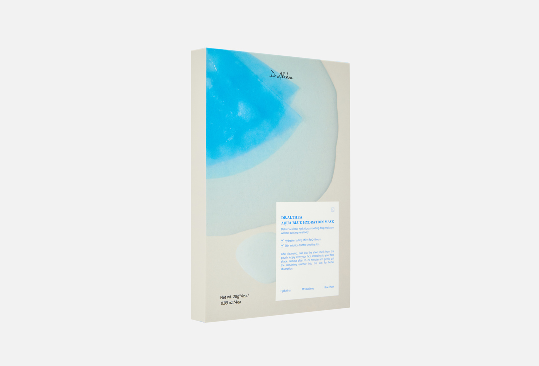 Dr. Althea Dr. Althea Aqua Blue Hydration Mask Set (28g×4pcs) Aqua Blue