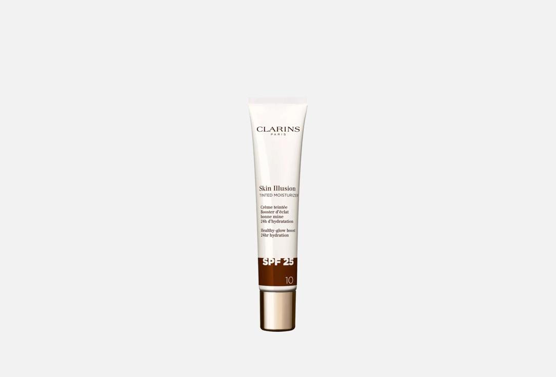 Clarins Moisturizing & Glowing Creamy Foundation SPF 25 Skin Illusion Tinted Moisturizer 10 40 ml Clarins Moisturizing & Glowing Creamy Foundation SPF 25 Skin Illusion Tinted Moisturizer