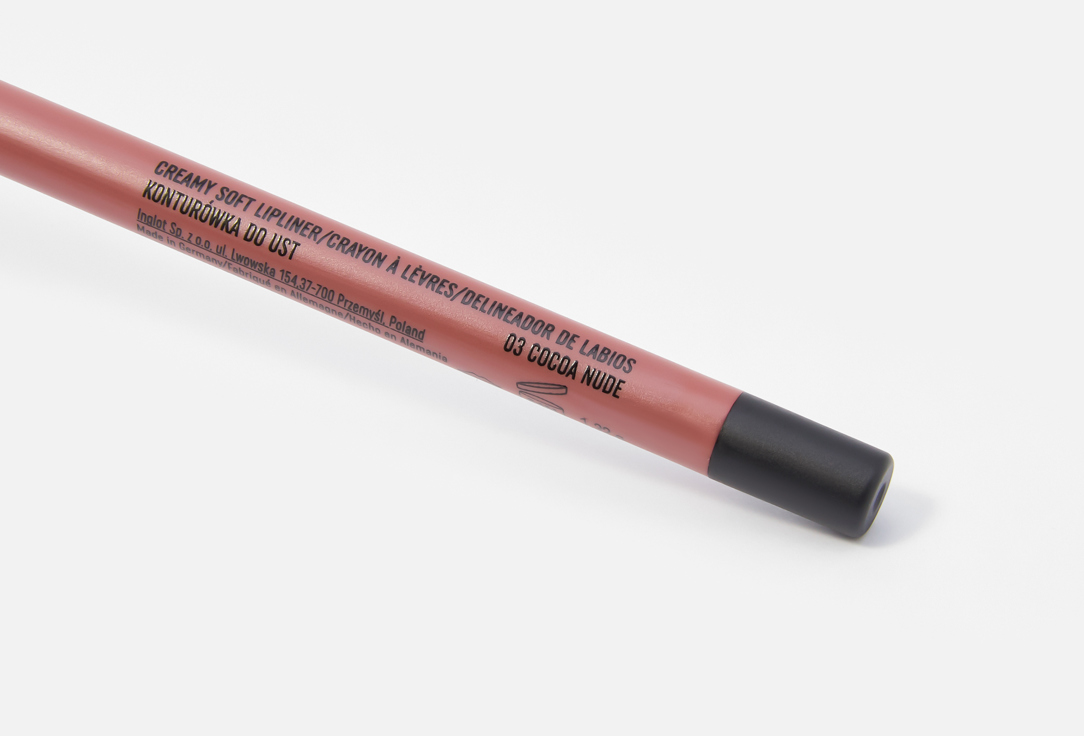 Inglot CREAMY VELVETY LIP LINER Creamy Soft 03, Cocoa Nude 1.32 g Inglot CREAMY VELVETY LIP LINER Creamy Soft