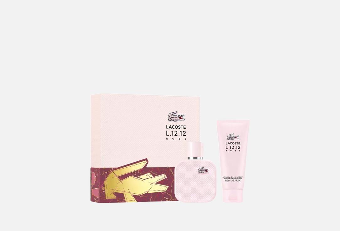 Lacoste Eau de parfum & Body Lotion Set L.12.12 Rose