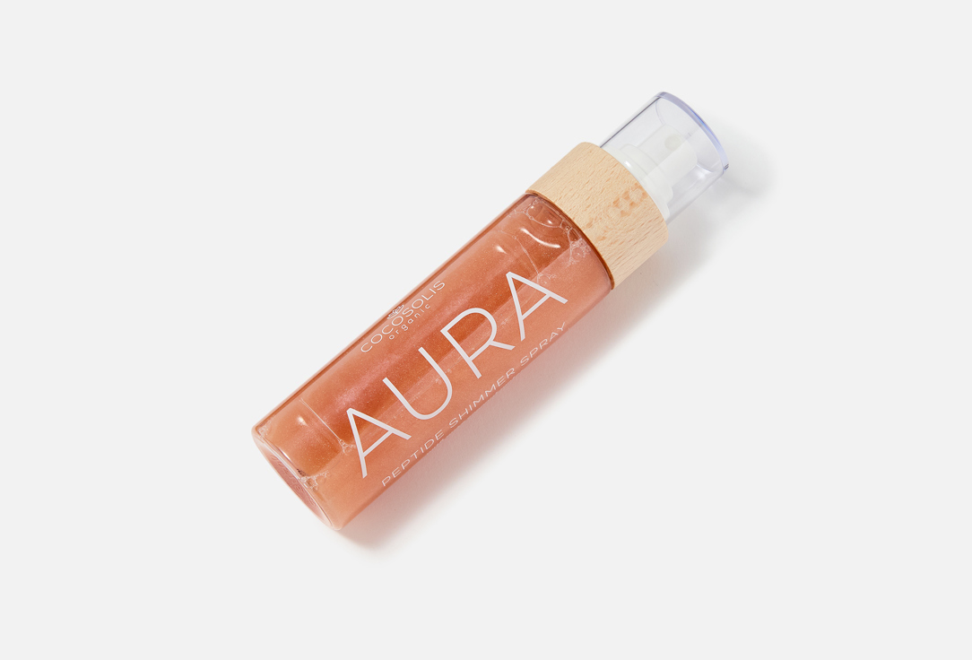 COCOSOLIS Radiant peptide shimmer Face and Body spray AURA