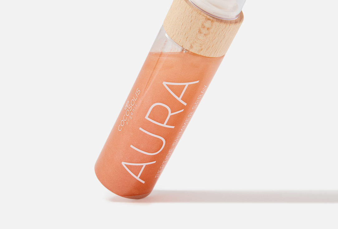 COCOSOLIS Radiant peptide shimmer Face and Body spray AURA