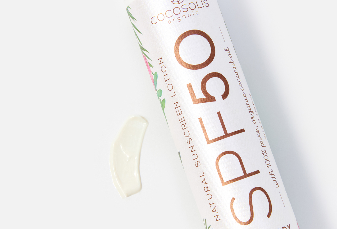 COCOSOLIS Natural mineral sunscreen Body lotion SPF50 Natural Sunscreen Lotion
