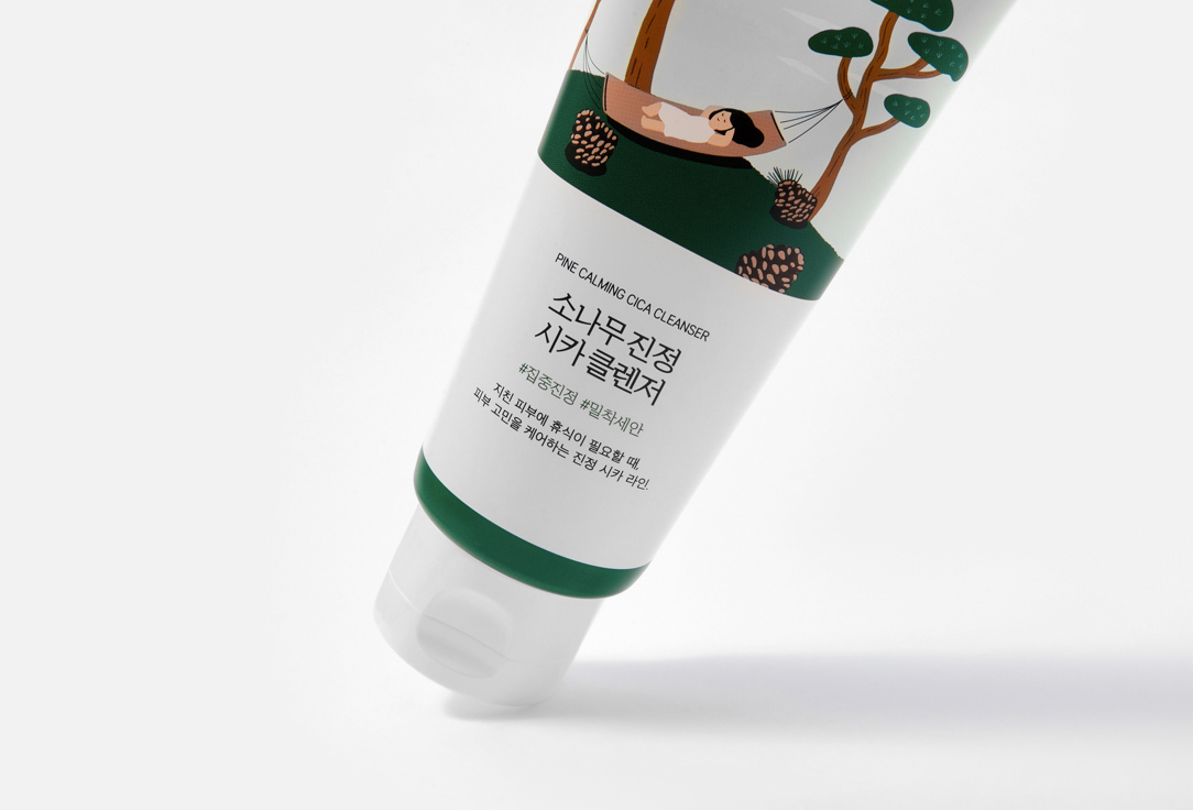 Round Lab Moisturizing Cleasning Face Cream PINE CALMING CICA CLEANSER