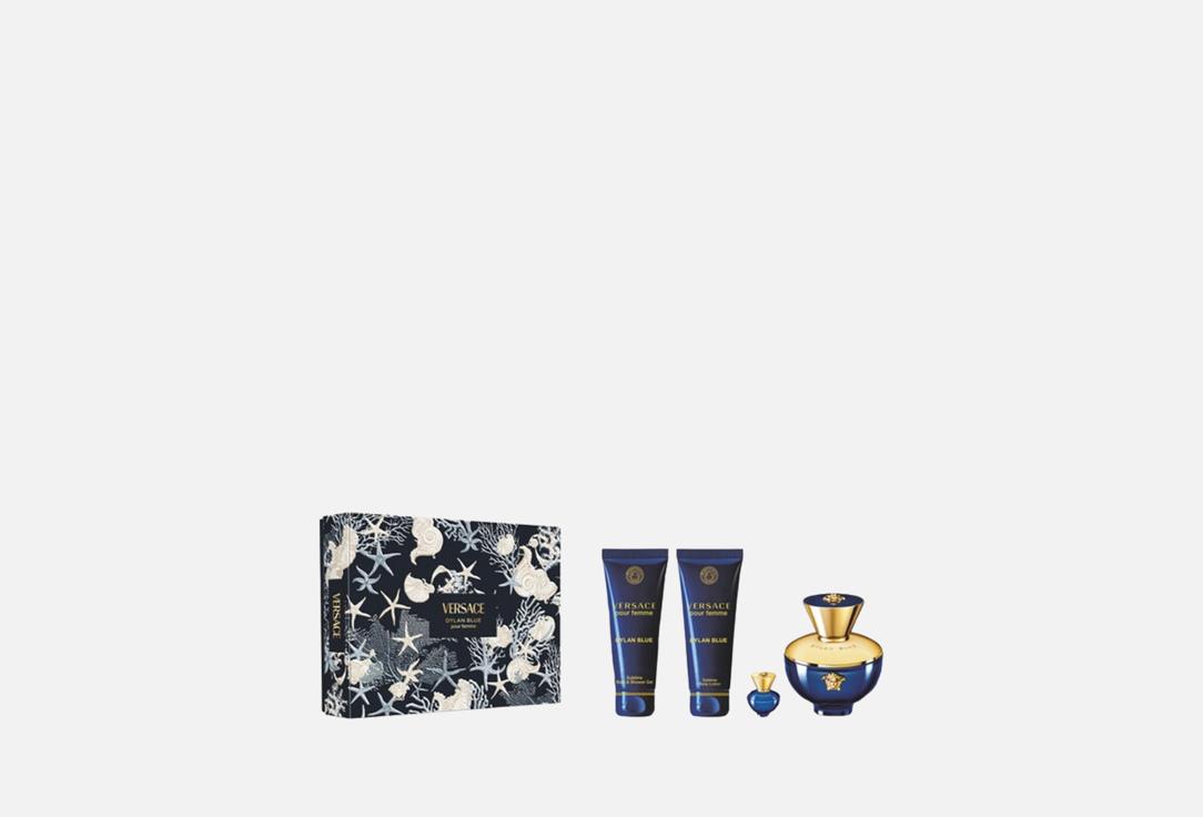 Versace Eau de parfum & shower gel & body lotion set DYLAN BLUE