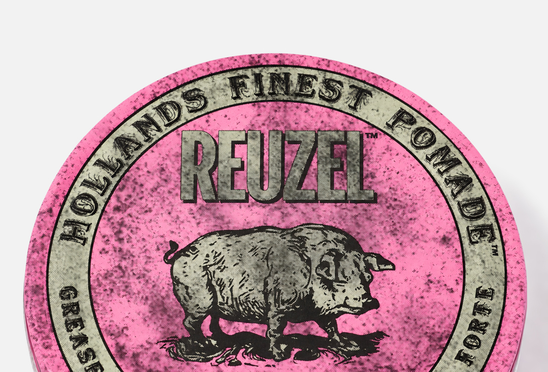 Reuzel Strong hold Medium shine Hair Pomade Pink Heavy