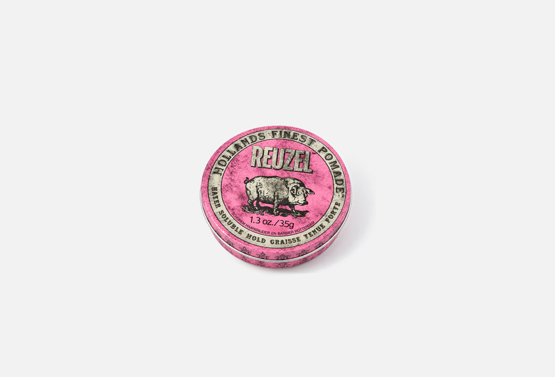 Reuzel Strong hold Medium shine Hair Pomade Pink Heavy