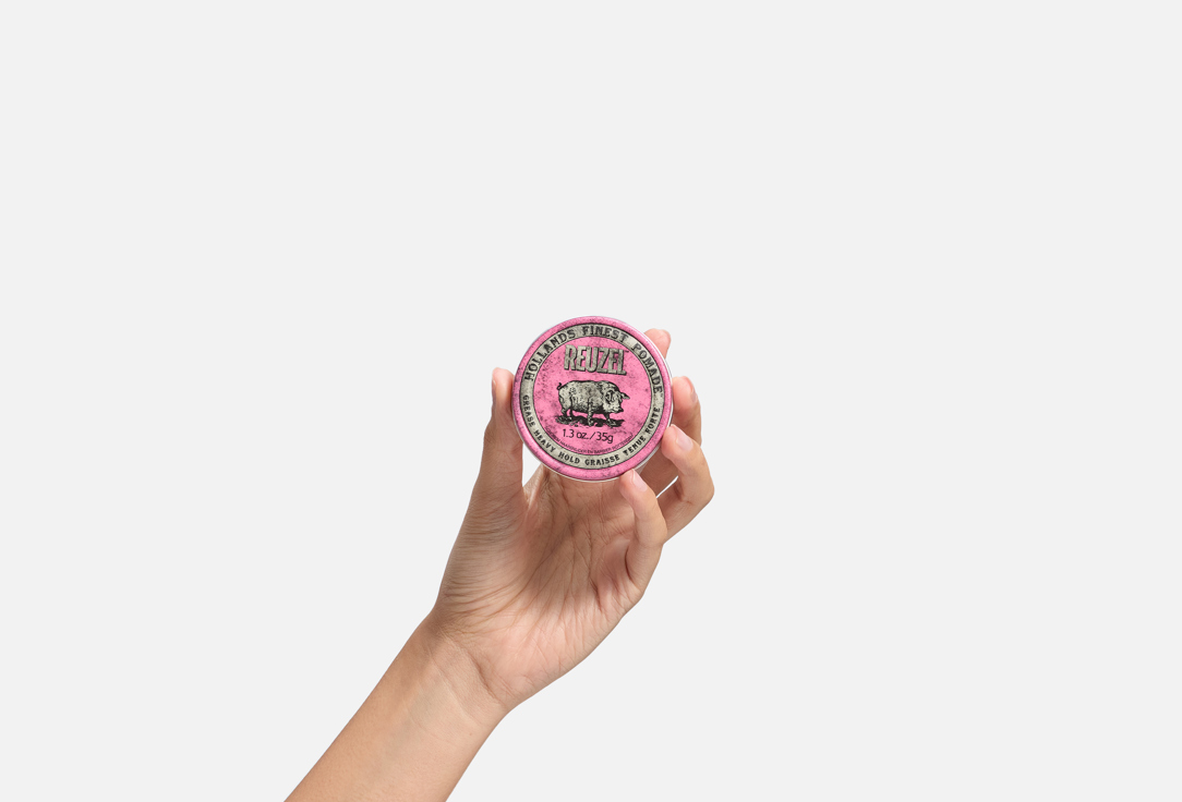 Reuzel Strong hold Medium shine Hair Pomade Pink Heavy