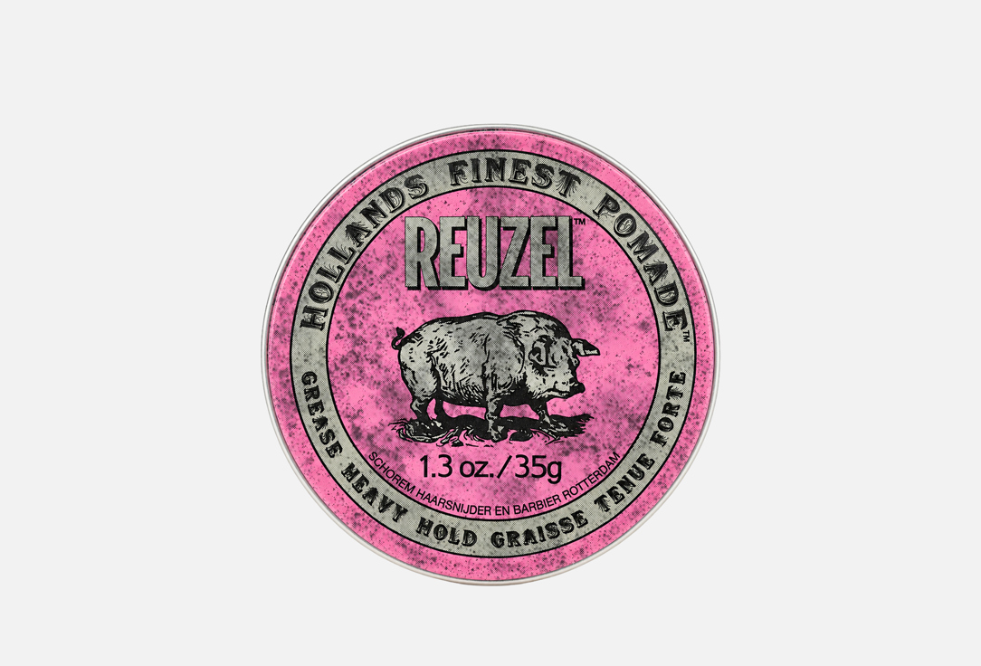 Reuzel Strong hold Medium shine Hair Pomade Pink Heavy