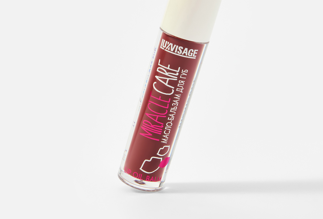 LUXVISAGE Oil-lip balm Lip oil balm miracle care 108, Deep wine 3.4 g LUXVISAGE Oil-lip balm Lip oil balm miracle care