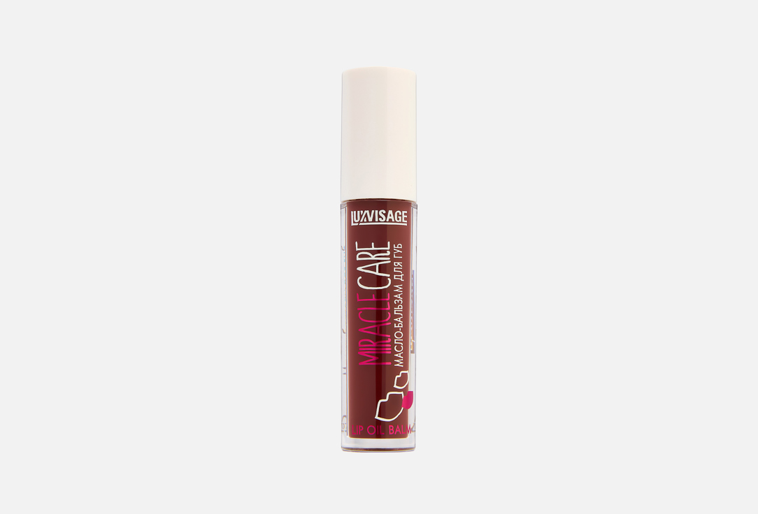 LUXVISAGE Oil-lip balm Lip oil balm miracle care 108, Deep wine 3.4 g LUXVISAGE Oil-lip balm Lip oil balm miracle care