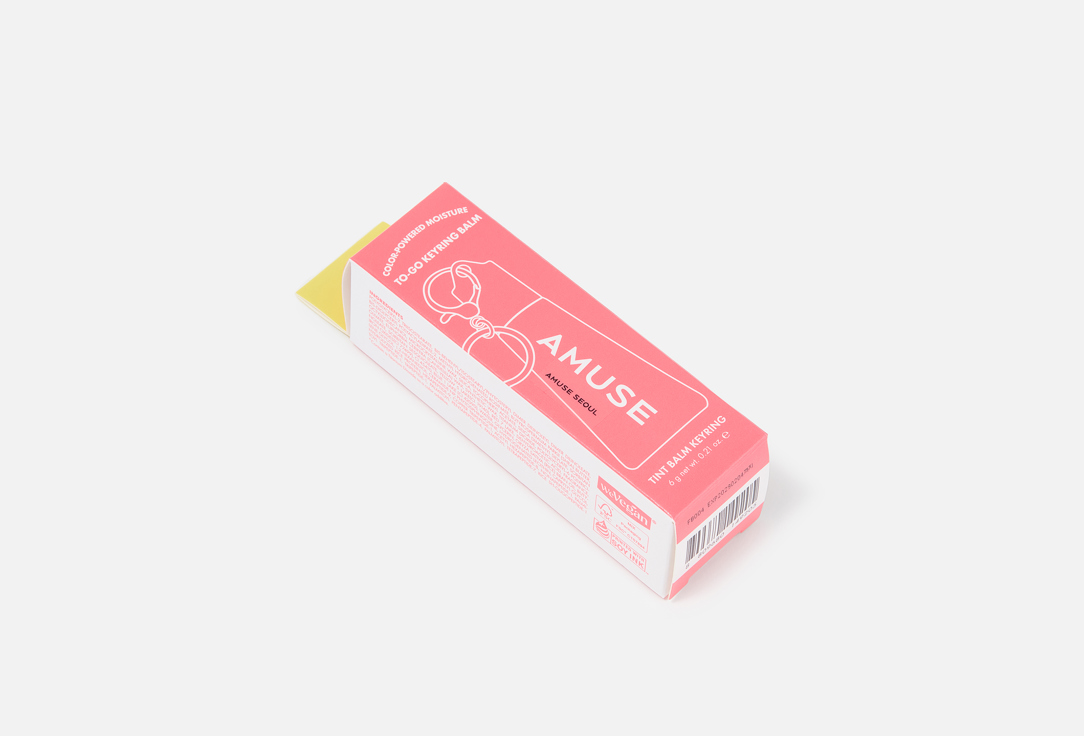 AMUSE Tint Lip Balm TINT BALM KEYRING 05, Rose me 6 g AMUSE Tint Lip Balm TINT BALM KEYRING