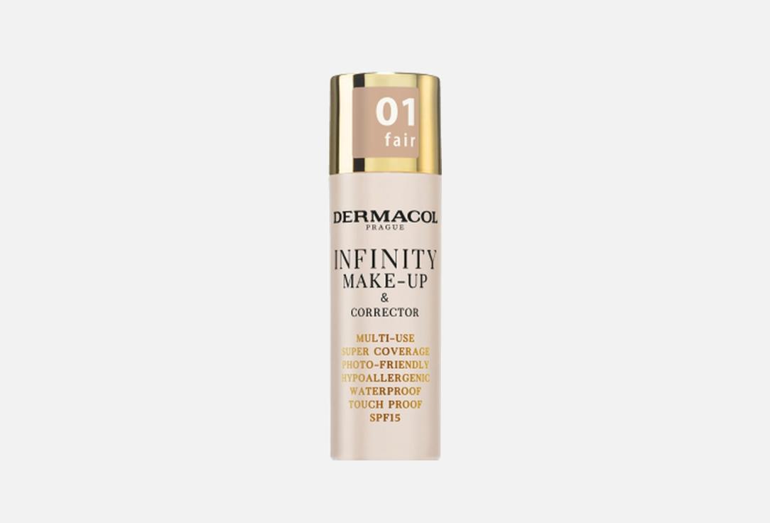 DERMACOL 2-in-1 foundation & concealer SPF 15 Infinity 01, Fair 20 g DERMACOL 2-in-1 foundation & concealer SPF 15 Infinity