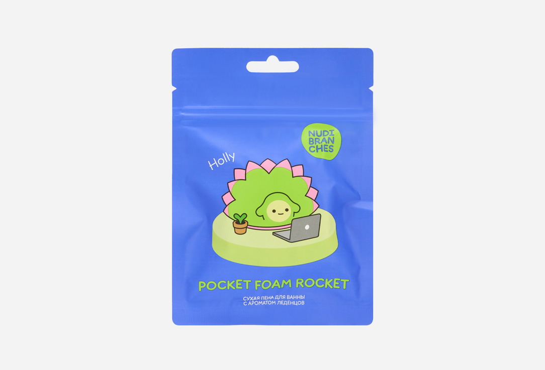 Nudibranches Dry Foaming Bath Powder lollypop flavor dry bath foam 65 g Nudibranches Dry Foaming Bath Powder lollypop flavor dry bath foam
