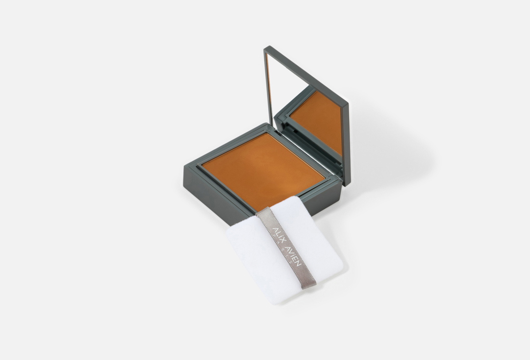 ALIX AVIEN Mattifying Powder with Mirror Compact Powder 16, Spicy amber 9.5 g ALIX AVIEN Mattifying Powder with Mirror Compact Powder