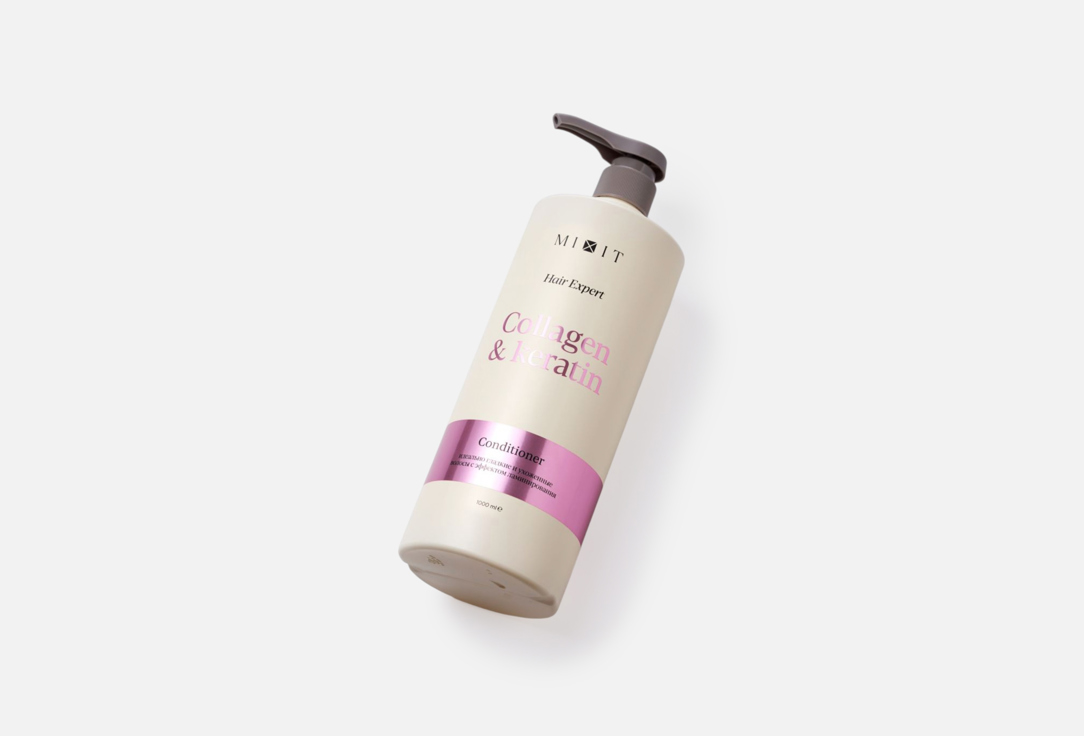 MIXIT Ламинирующий бальзам-ополаскиватель для волос Collagen & Keratin