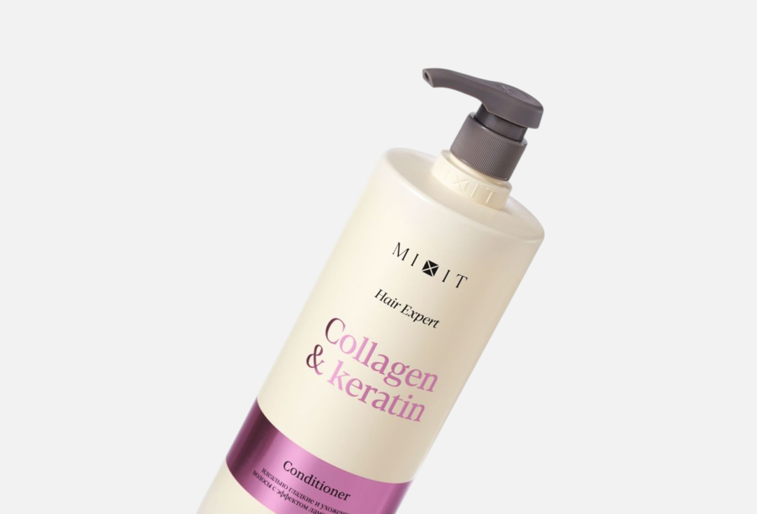 MIXIT Ламинирующий бальзам-ополаскиватель для волос Collagen & Keratin