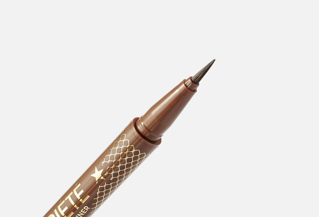Eveline Double-ended liquid eyeliner with stamp EYELINER & STAMP 2IN1 STAR Heart 4 ml Eveline Double-ended liquid eyeliner with stamp EYELINER & STAMP 2IN1 STAR
