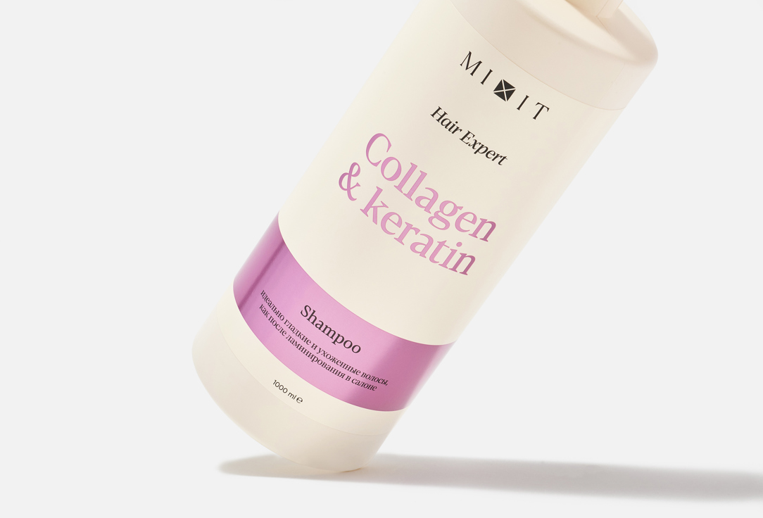 MIXIT Laminating hair shampoo Collagen & Keratin 1000 ml MIXIT Laminating hair shampoo Collagen & Keratin