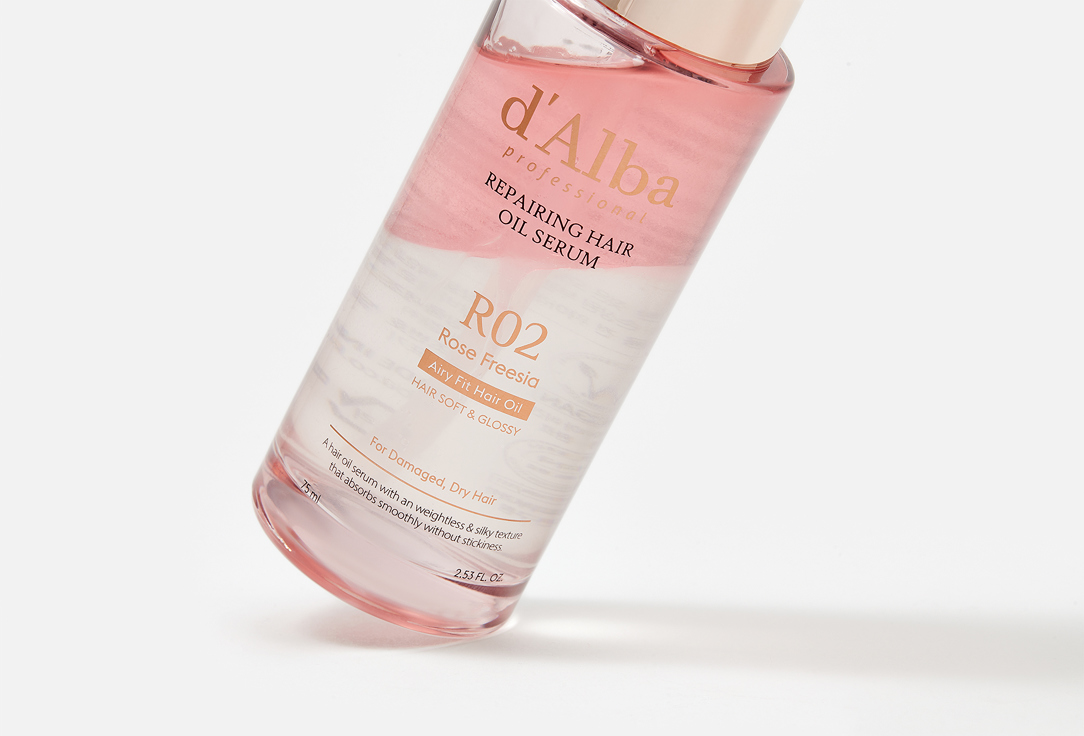d'Alba Масло-сыворотка для волос Professional Repairing Rose Freesia