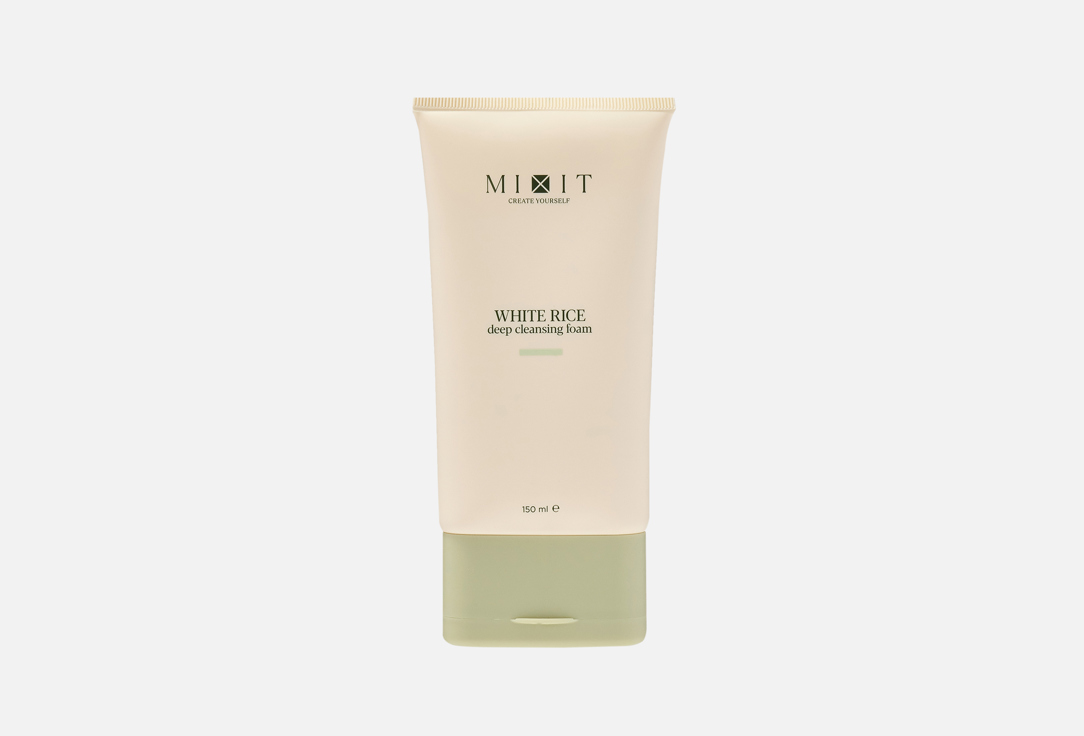 MIXIT Deep cleansing face foam White Rice