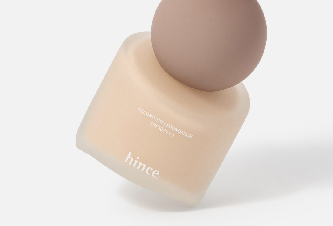 HINCE Foundation SPF 30 PA++ Second Skin 17, Porcelain 40 ml HINCE Foundation SPF 30 PA++ Second Skin