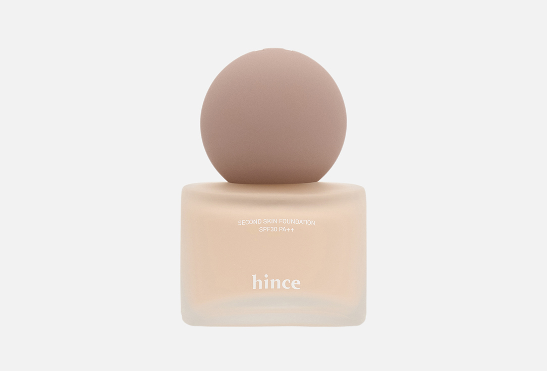 HINCE Foundation SPF 30 PA++ Second Skin 17, Porcelain 40 ml HINCE Foundation SPF 30 PA++ Second Skin