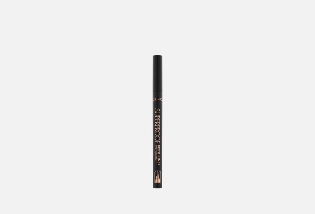 Catrice Waterproof Eyeliner Superproof Brush Liner 010, Midnight black 0.45 ml Catrice Waterproof Eyeliner Superproof Brush Liner