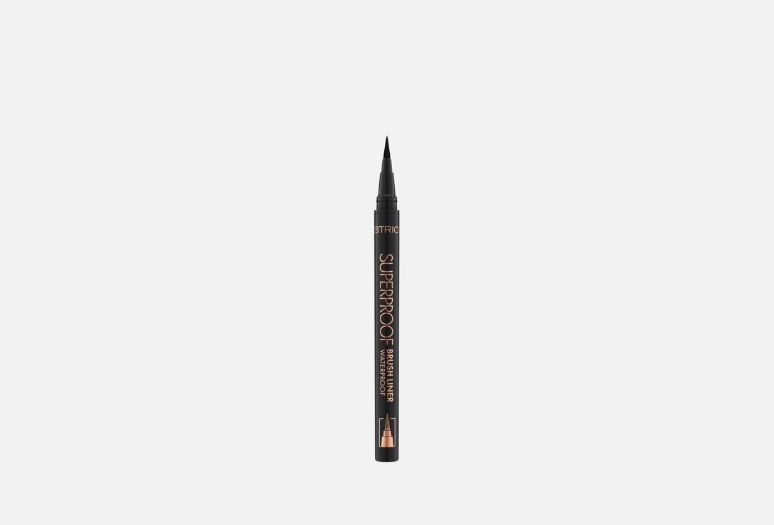 Catrice Waterproof Eyeliner Superproof Brush Liner 010, Midnight black 0.45 ml Catrice Waterproof Eyeliner Superproof Brush Liner