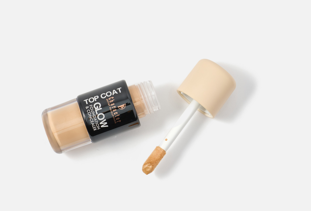 Character Тональная основа & консилер Top Coat Glow GFC001 15 г Character Тональная основа & консилер Top Coat Glow
