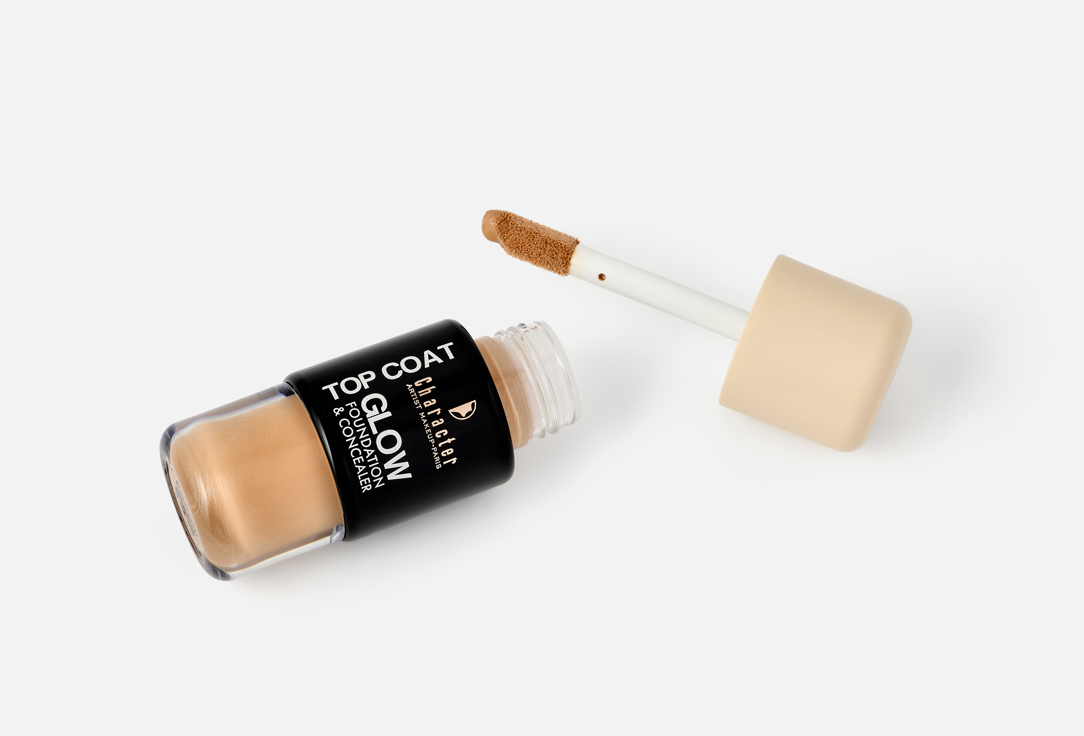 Character Foundation & Concealer Top Coat Glow GFC003 15 g Character Foundation & Concealer Top Coat Glow