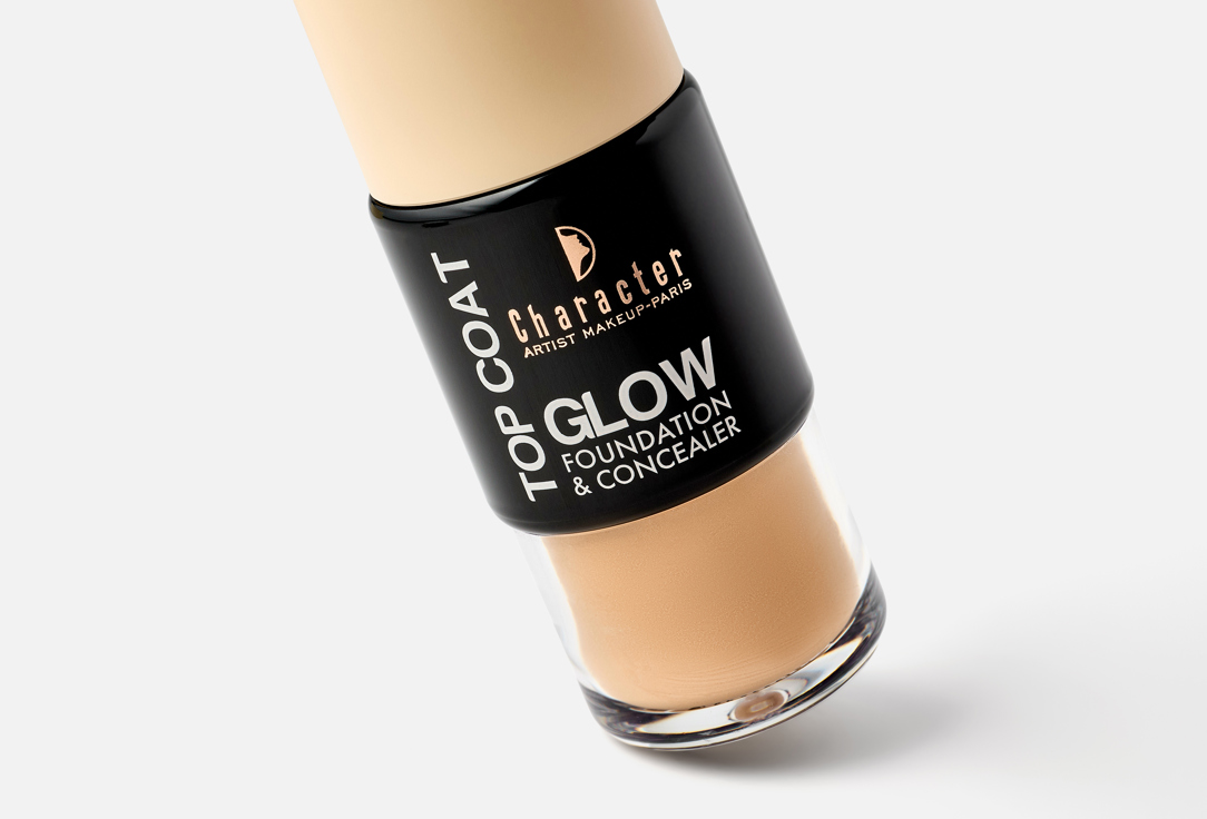 Character Foundation & Concealer Top Coat Glow GFC003 15 g Character Foundation & Concealer Top Coat Glow