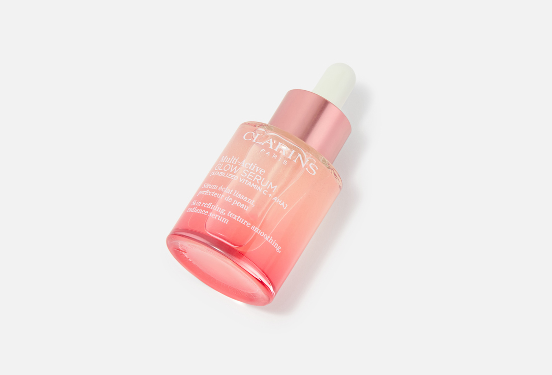 Clarins разглаживающая Сыворотка для сияния кожи лица Multi-Active Glow Serum 30 мл Clarins разглаживающая Сыворотка для сияния кожи лица Multi-Active Glow Serum
