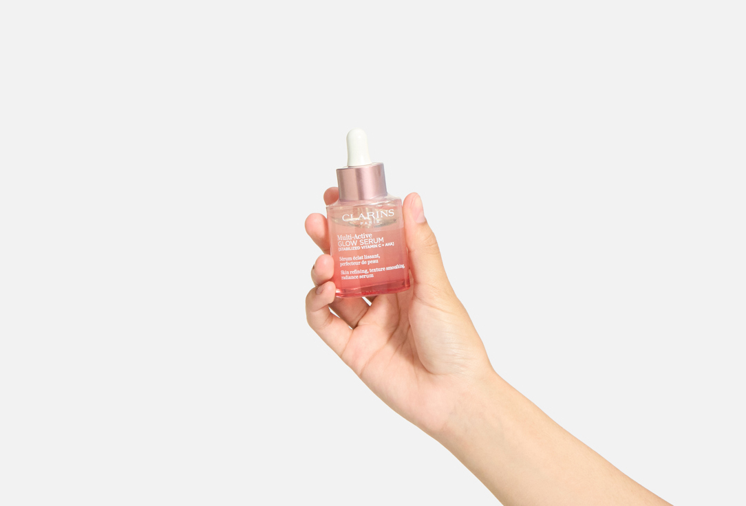 Clarins разглаживающая Сыворотка для сияния кожи лица Multi-Active Glow Serum 30 мл Clarins разглаживающая Сыворотка для сияния кожи лица Multi-Active Glow Serum