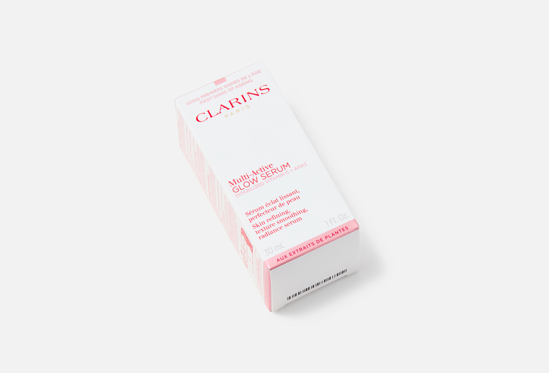 Clarins разглаживающая Сыворотка для сияния кожи лица Multi-Active Glow Serum 30 мл Clarins разглаживающая Сыворотка для сияния кожи лица Multi-Active Glow Serum