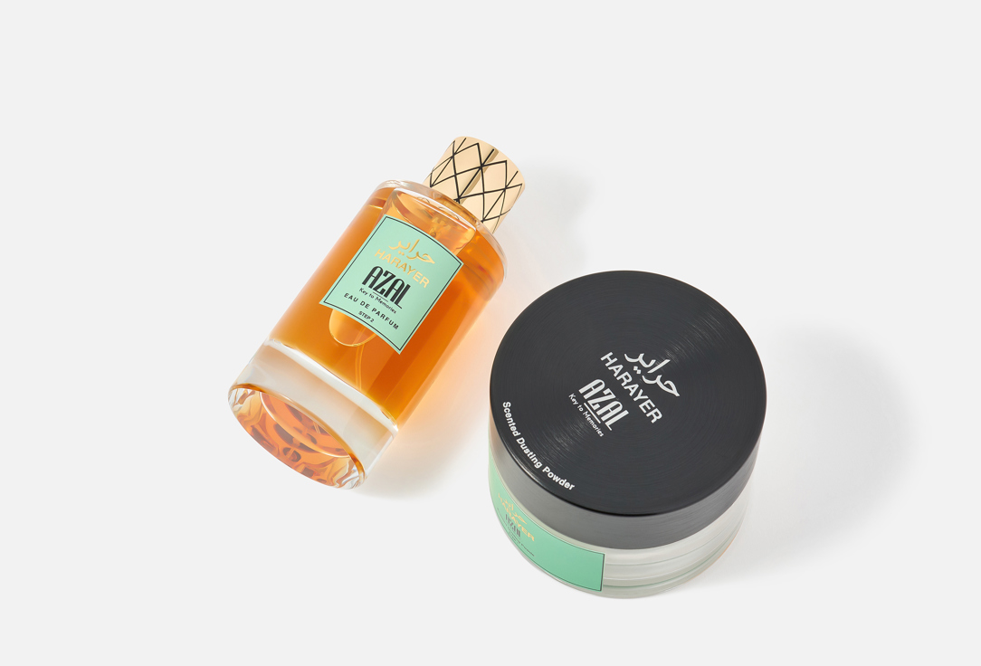Azal Eau de Parfum & Scented Body Powder Gift Set Harayer