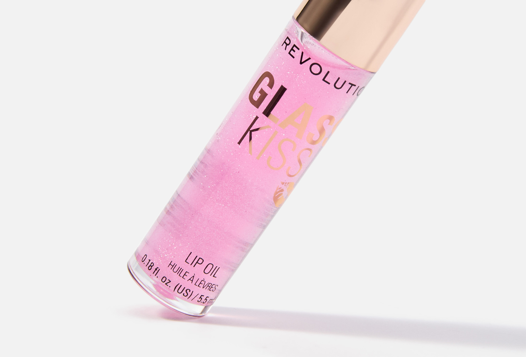 MakeUp Revolution Lip Oil Glass Kiss Roller Ball Purple 5.5 ml MakeUp Revolution Lip Oil Glass Kiss Roller Ball