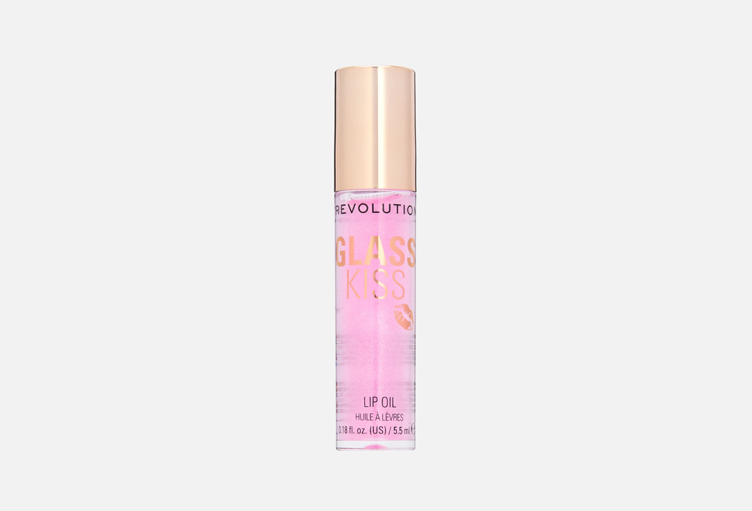 MakeUp Revolution Lip Oil Glass Kiss Roller Ball Purple 5.5 ml MakeUp Revolution Lip Oil Glass Kiss Roller Ball