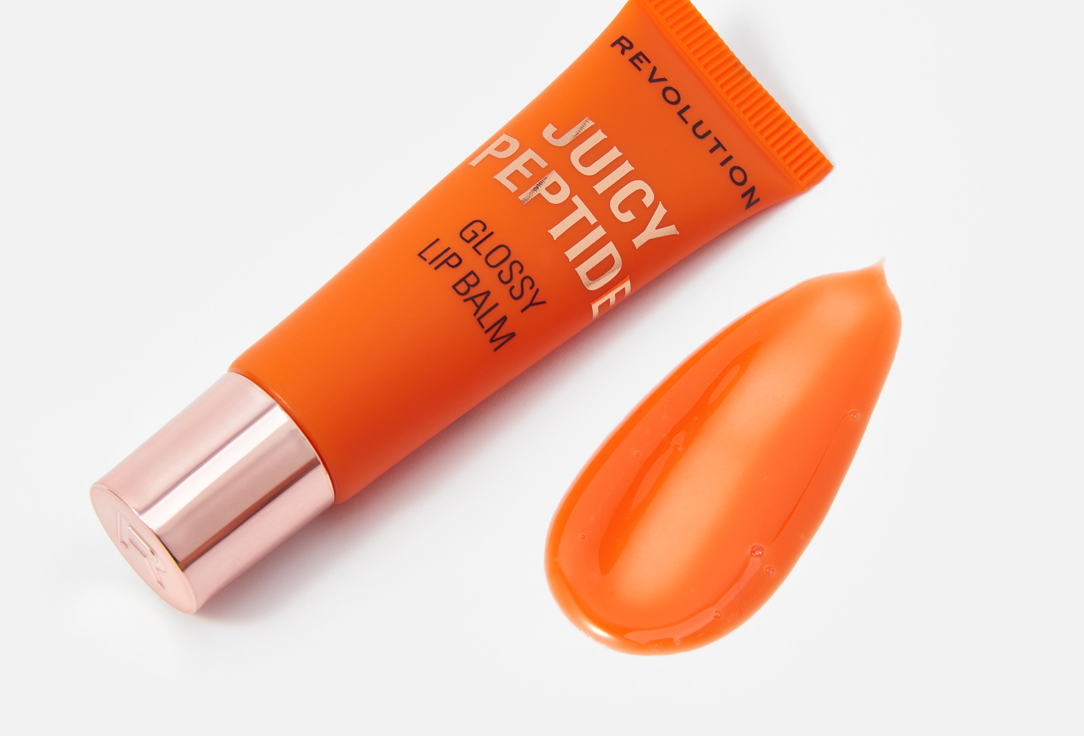 MakeUp Revolution Smoothing Lip Balm Juicy Peptide Peach bellini orange 8 ml MakeUp Revolution Smoothing Lip Balm Juicy Peptide