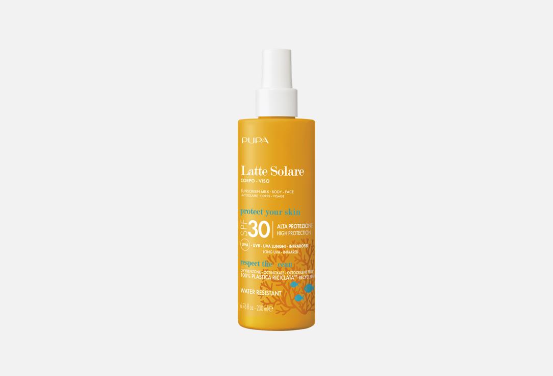 Pupa High-protection Body and face Milk SPF 30 Latte Solare