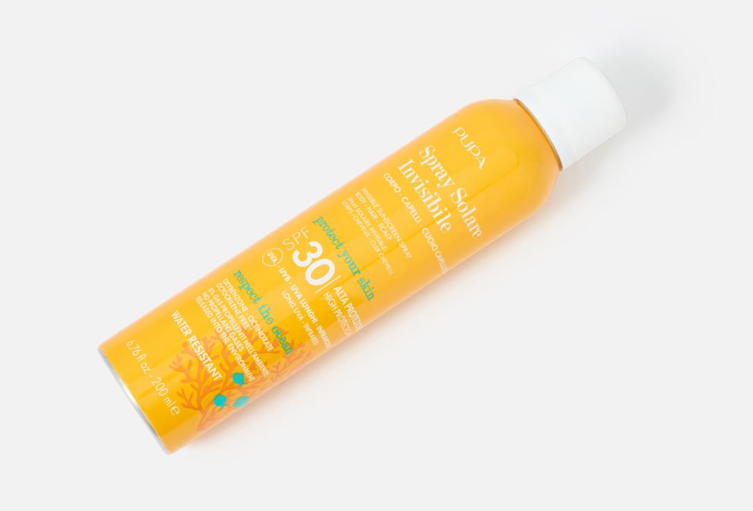 Pupa Invisible body, hair & scalp mist SPF 30 Spray Solare Invisible